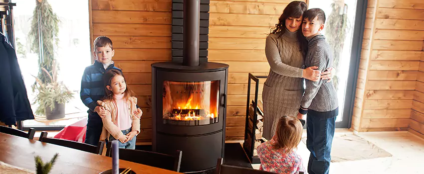 Morso Cast Iron Fireplace Insert Installation in Leominster, Massachusetts