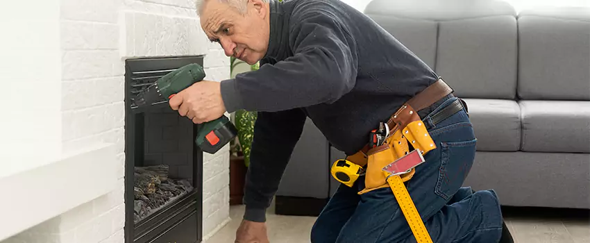 New Indoor Fireplace Installation in Leominster, Massachusetts