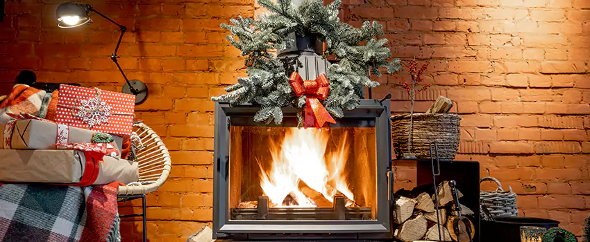 Travis Industries Linear Gas Fireplace Installation in Leominster, Massachusetts