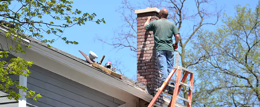 Vinyl and PVC Chimney Flashing Installation in Leominster, MA