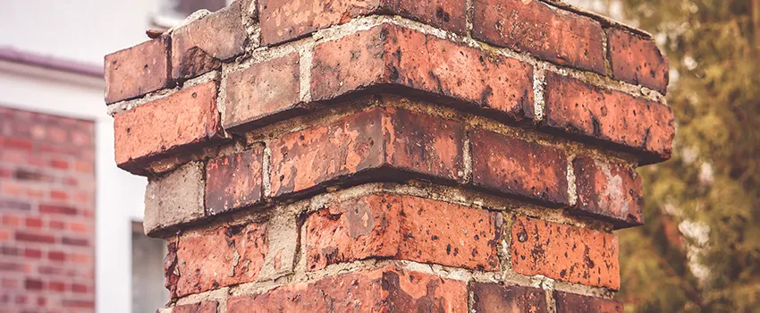 Cracked Chimney Bricks Repair Cost in Leominster, Massachusetts