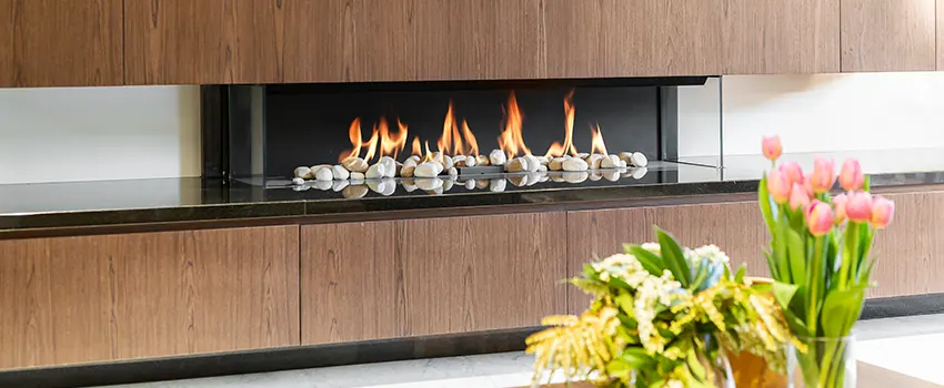 Double-height Fireplace Design Refurbishment in Leominster, Massachusetts