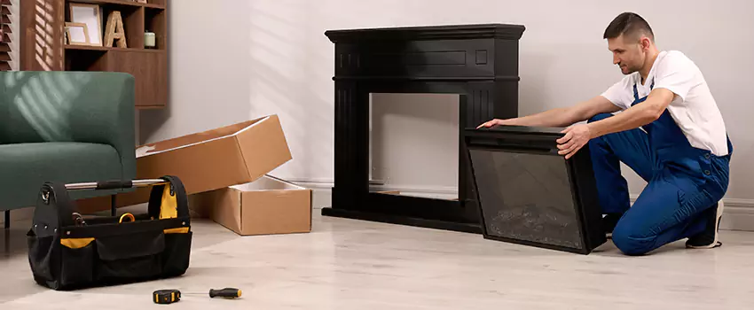 Old Rusted Metal Fireplace Repair And Replacement in Leominster, MA